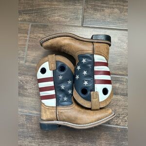 Cody James Kids Red White and Blue Cowboy Boots